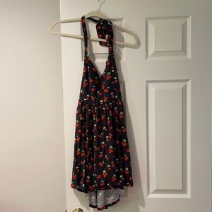 Urban Outfitters Halter Top Cherry Dress
